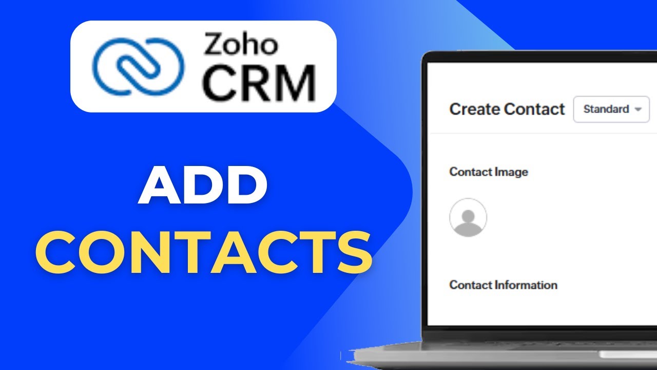 How To Add Contacts in Zoho CRM Full 2025 Guide - YouTube