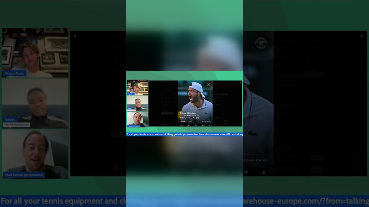 Dimitrov's emotional Wimbledon comeback and what it means