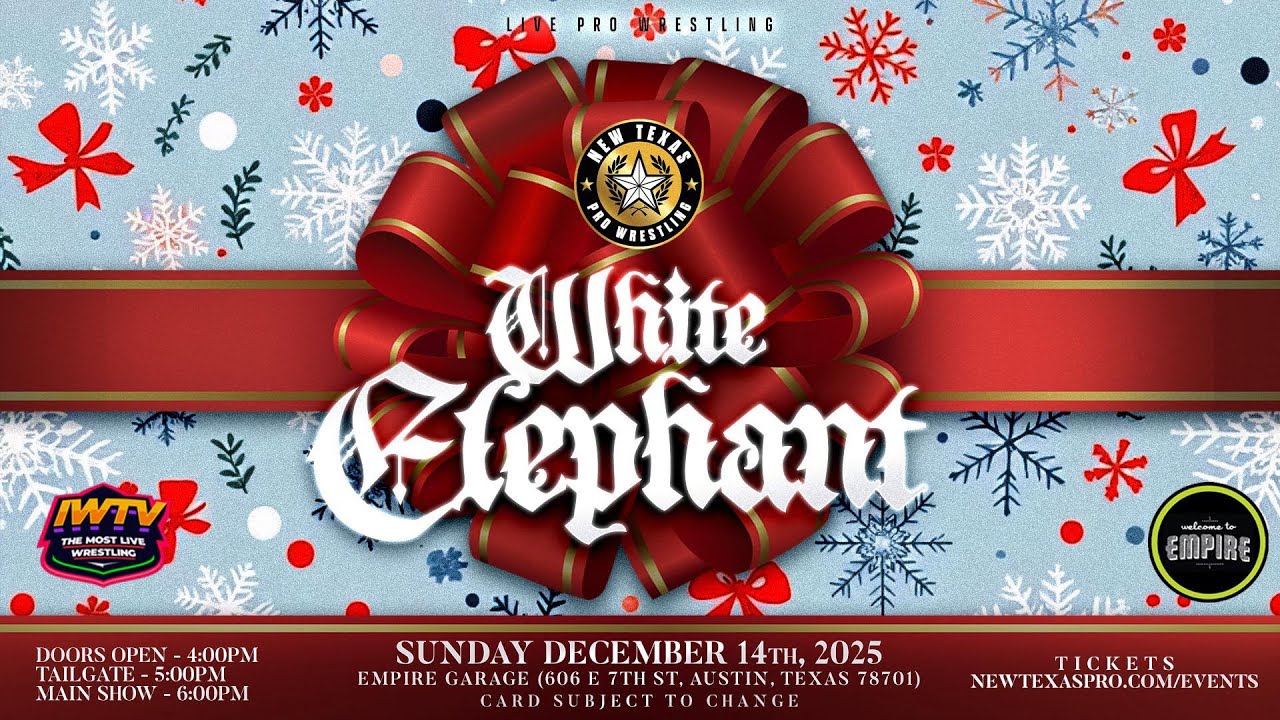 New Texas Pro Wrestling presents: White Elephant Tailgate
