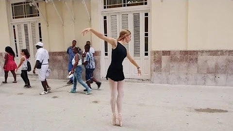 American ballerina in Cuba