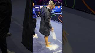Pocket chalk 🔥#olympics #gymnastics #sports #gymnast #olympic