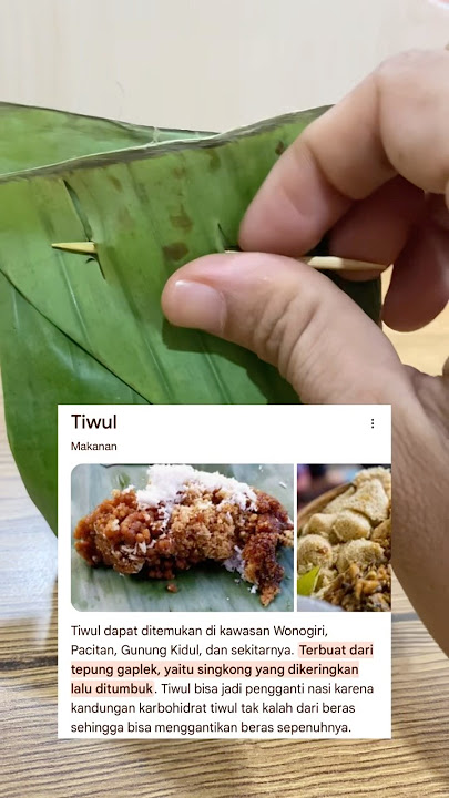 Thiwul / Tiwul makanan tradisional jaman dulu #indonesianstreetfood #visitkuliner #kuliner