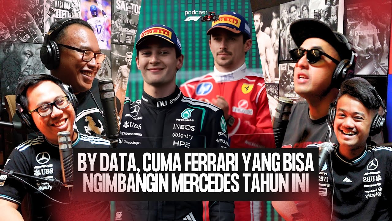 Kalau By Data, Cuma Ferrari yang Bisa Ngimbangin Mercedes Tahun Ini #podcastf1 