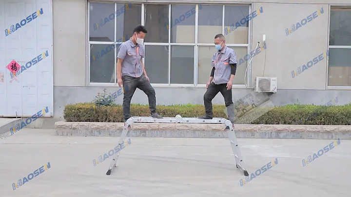 How to use aluminum multi-purpose folding ladder?