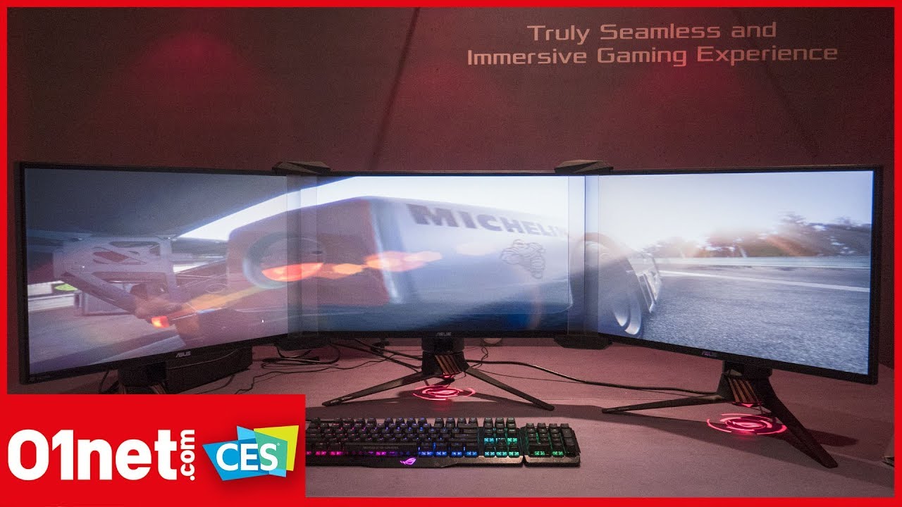 Asus : petit tour de magie avec cet écran panoramique 1-en-3 ! CES 2018 