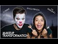 RECREATING MOVIE POSTERS with Halloween Make-Up!!