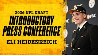 Eli Heidenreich Introductory Press Conference | Pittsburgh Steelers