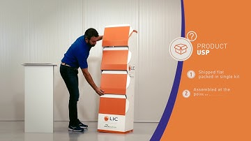 Self assembly display Smart FSDU | Lic Packaging Spa