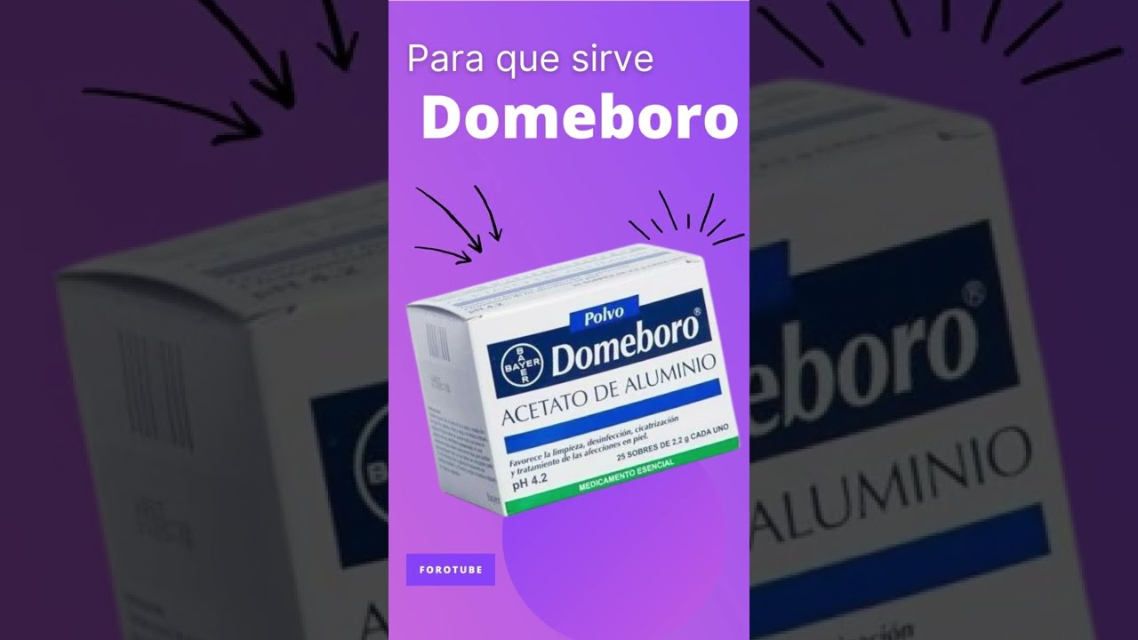 Domeboro para que sirve 💊 ForoTube YouTube