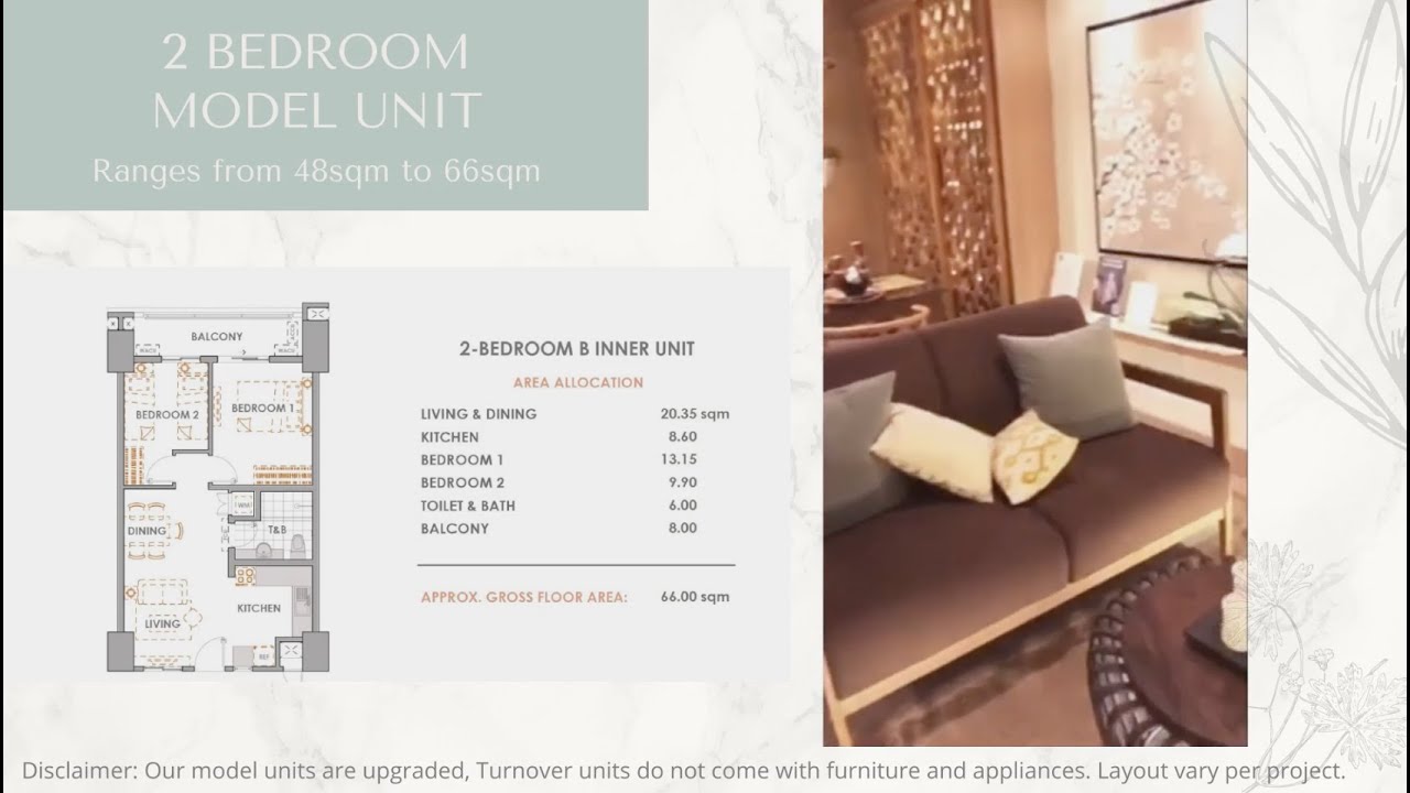 DMCI Homes: 2 Bedroom Model Unit Virtual Tour - YouTube