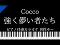 ピアノ伴奏カラオケ 強く儚い者たち Cocco 男性キー 