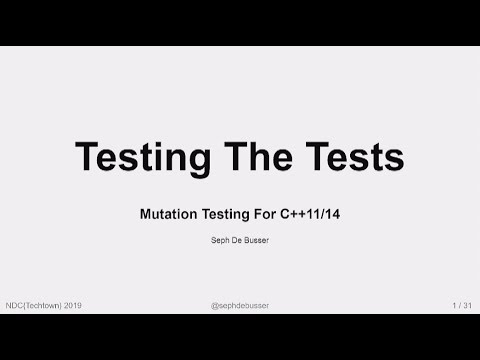 Testing The Tests: