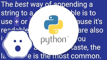 Which is the preferred way to concatenate a string in Python?