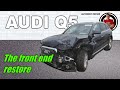 Audi Q5. The front end repair. Ремонт переда.