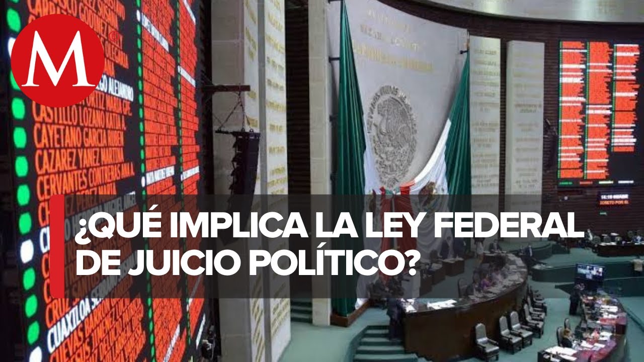 Aprueban ley federal de juicio político en comisiones en Cámara de Diputados