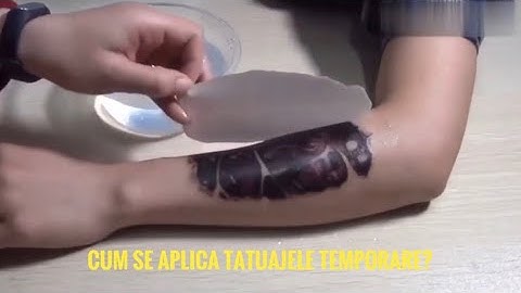 TATUAJE TEMPORARE | TUTORIAL APLICARE CU APA
