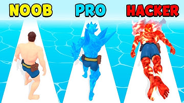 NOOB vs PRO vs HACKER ||DNA EVOLUTION 3D|| (FORT)All Levels Gameplay Androidios (Level  7  - 8 )