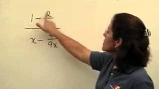121 - Intermediate Algabra - Complex Rational Expressions