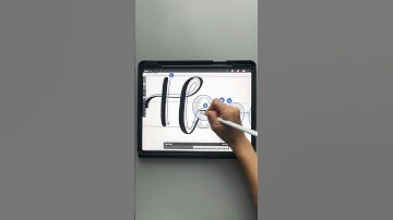 ❤️🤞🏼🙏🏼 in calligraphy! #procreate #shorts #calligraphy