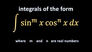 تكامل الدوال المثلثية (لطلبة الجامعات) integration of trigonometric functions