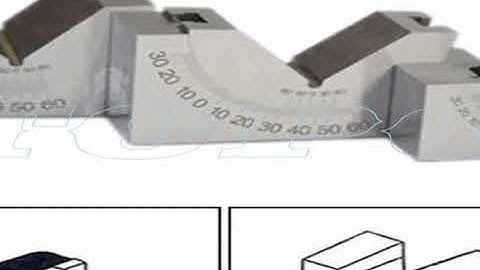 Milling Machine Precision Parts Adjustable Pad 0/30/60 Angle Gauge Debugge V Block Angler Top Tool A