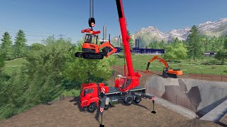 FS22 - Map Waldstetten 030 🇩🇪🚛🚧 - Forestry, Farming and Construction - 4K