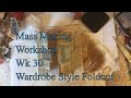 Mass Making - Wardrobe Style Front Opening Foldout - Wk 30  - Junk Journal Tutorial