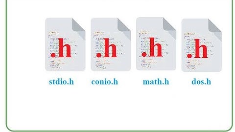 basic header files stdio.h , conio.h , math.h