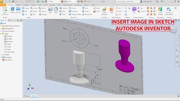 Insert Image in Sketch in Autodesk Inventor 2025