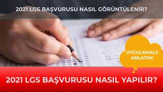 2021 Lgs Başvurusu Nasil Yapilir? 2021 Lgs Başvurusu Görüntüleme Kilavuz Yayinlandi