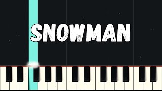 Snowman - Sia | Beginner Piano Tutorial Easy