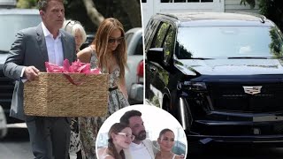 Jennifer Lopez exits Ben Affleck’s home just one hour after putting on united front at his daughter