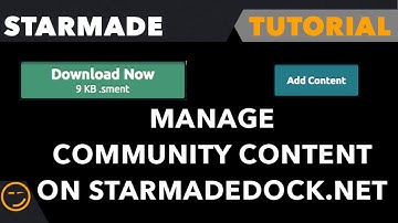 Starmade: How To Upload And Download Blueprints To And From Starmadedock, Tutorial