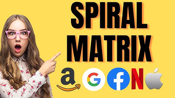 Spiral matrix | Leetcode Python Tamil