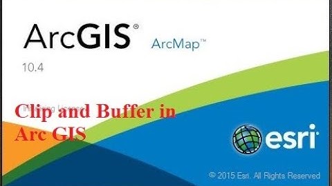How to do Clip and Buffer in Arc GIS / (Clip, Buffer and Multiple Ring Muffer)