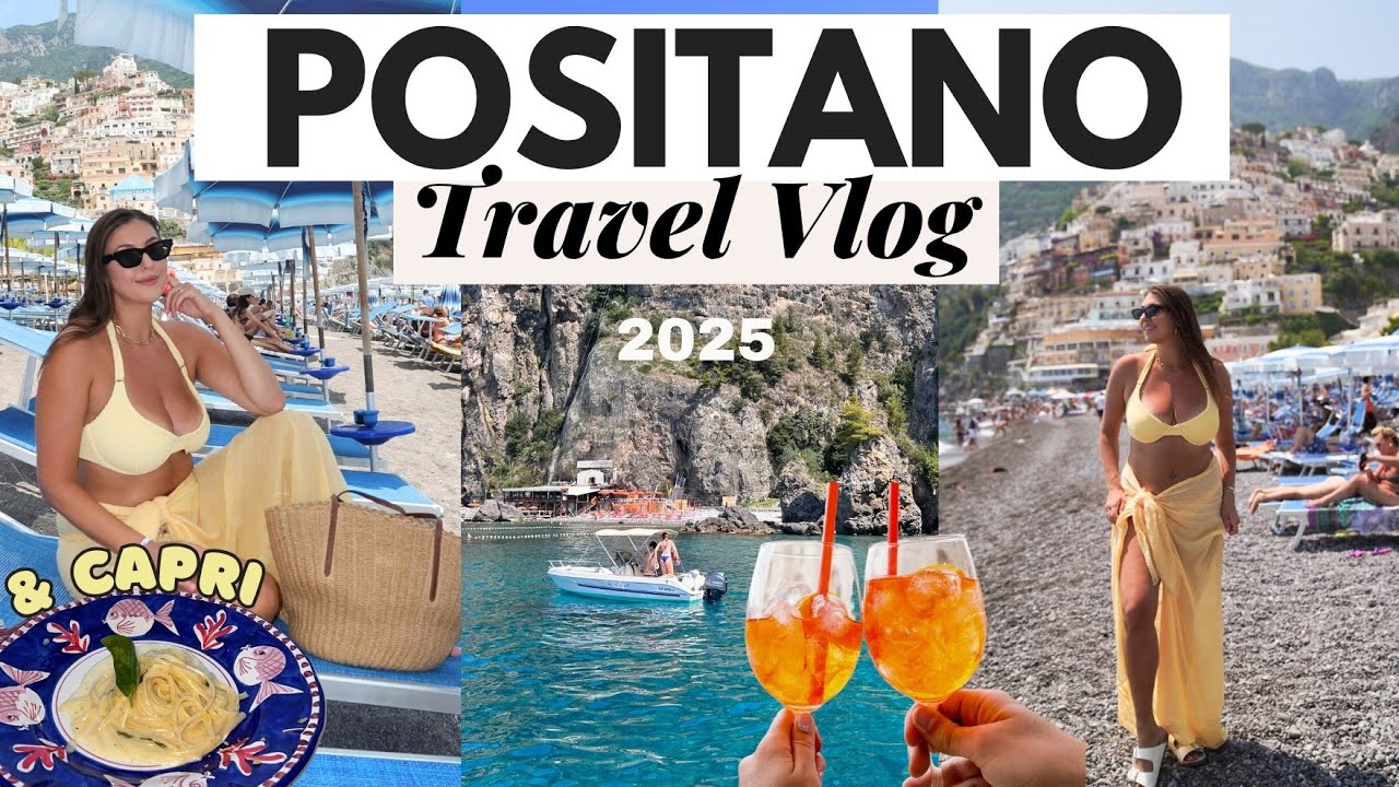 Positano Vlog 2025 🇮🇹 + Day Trip to Capri, Amalfi Coast Boat Tour + MORE