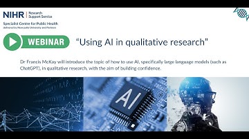 Webinar - Using AI in qualitative research