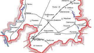 Карта Броварский район, Киевская область, Украина