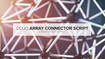 Dojo Array Connector Script Demo Tutorial (After Effects)