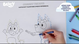 Learn Through Play with the Bluey Jumbo Coloring &amp; Activity Pad