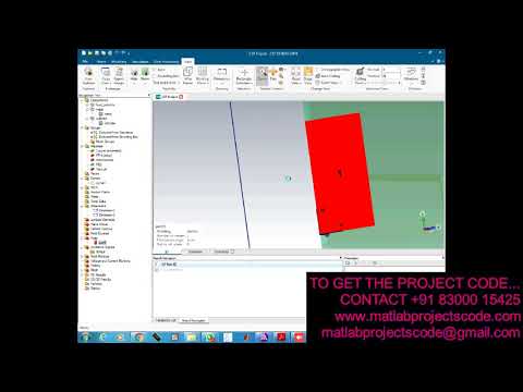 CST design for Vivaldi antenna