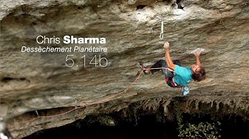 Chris Sharma sends "Dessèchement Planétaire" [5.14b] FA