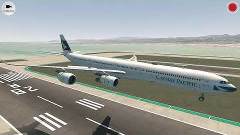 FS advanced A340 butter landing