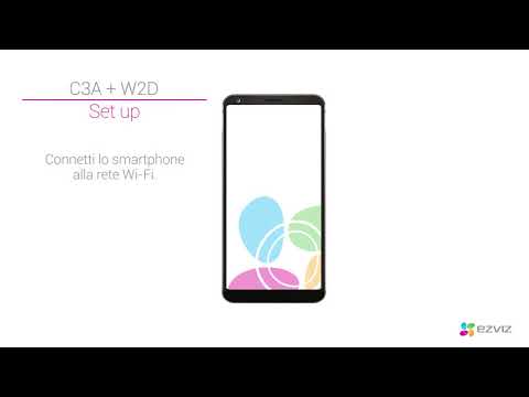 Ezviz C3A + Base W2D: Telecamera a batteria senza fili e base di collegamento con Sim