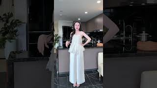 Mặc cả set mix sẵn trông xinh tiểu thư nhỉ #trinhlunglinh96