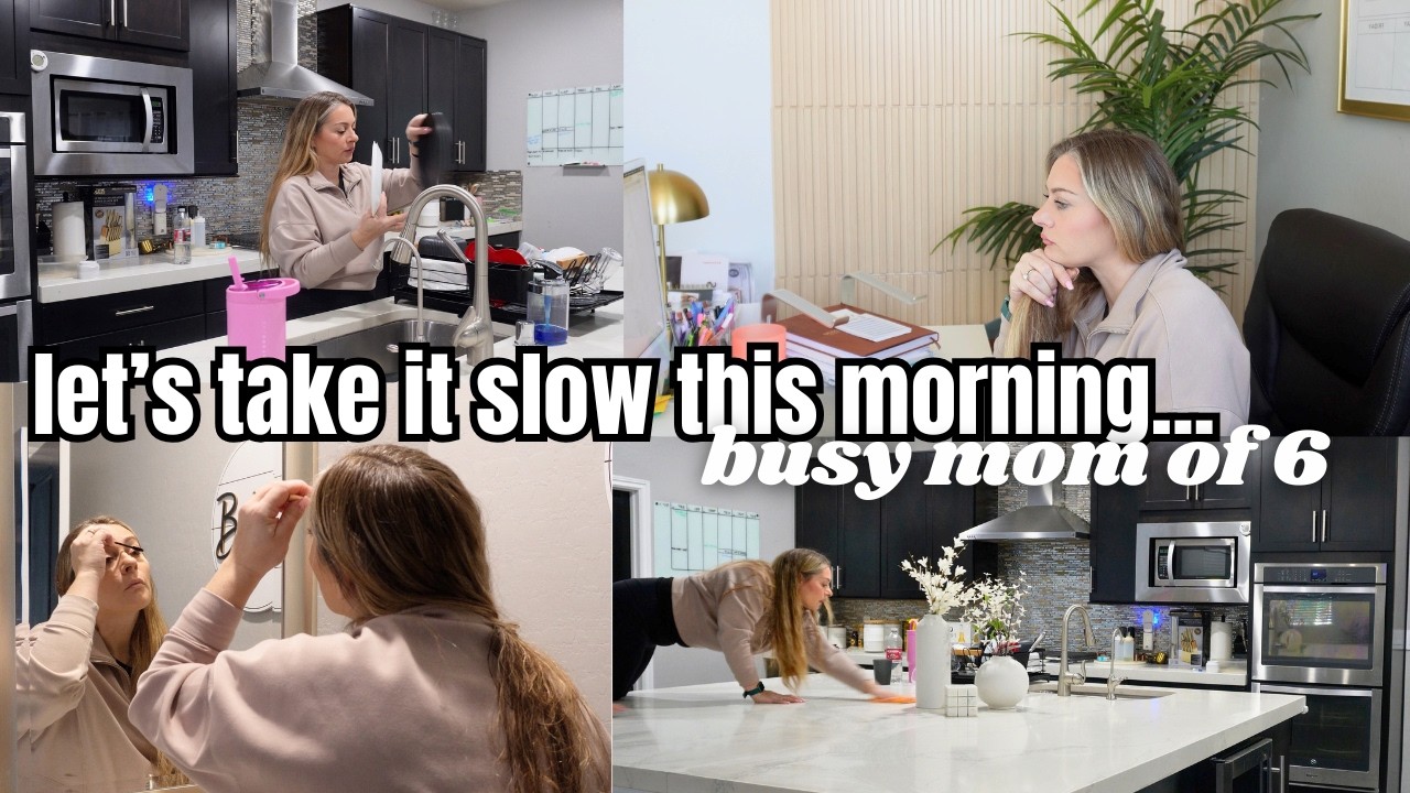spend a chill realistic morning with me - day in the life as a busy mom ...