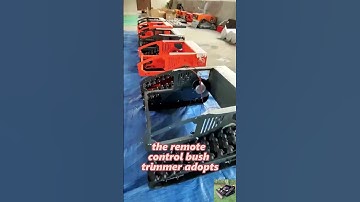 cordless track-mounted lawn mower made by Vigorun Tech #weeding #weedingdjsongs