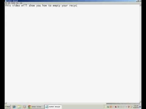 How to Empty Your Recycle Bin in Windows 7