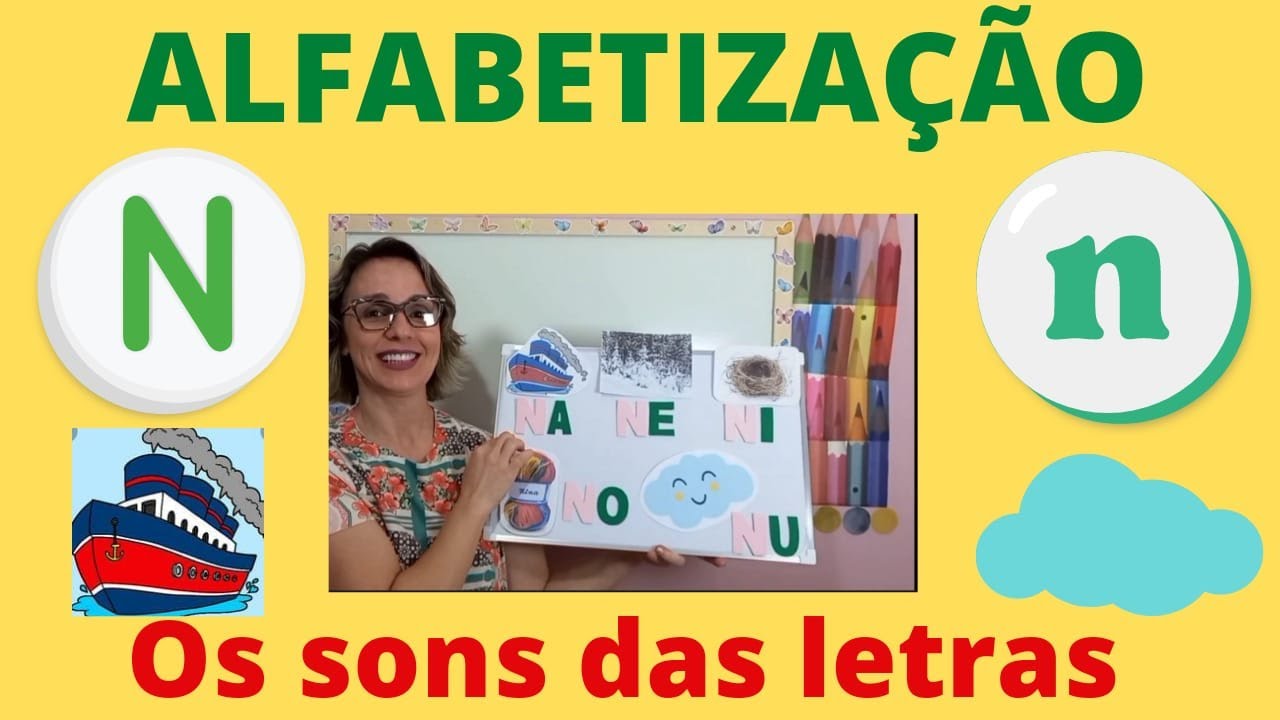 ALFABETIZAÇÃO PARA CRIANÇAS. APRENDENDO A LER COM OS SONS DAS LETRAS ...