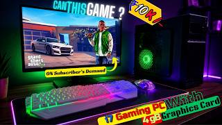 ₹10K Gaming PC Full Build & Real Gaming Test 🎮🔥